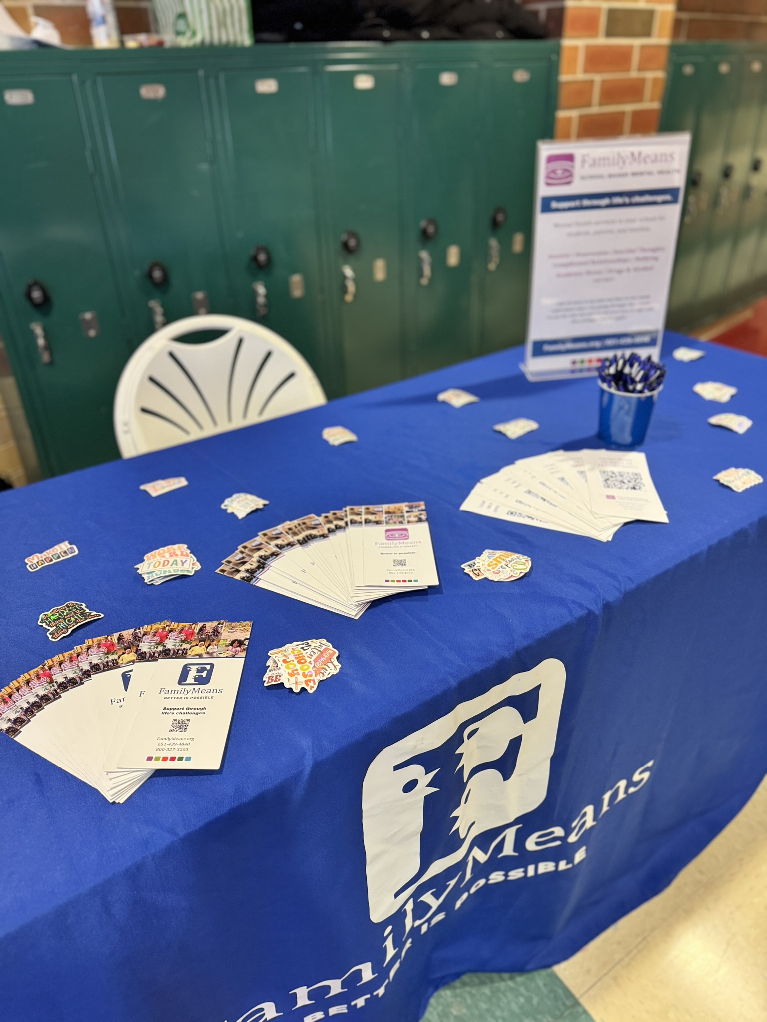 Table at DaVinci Fest